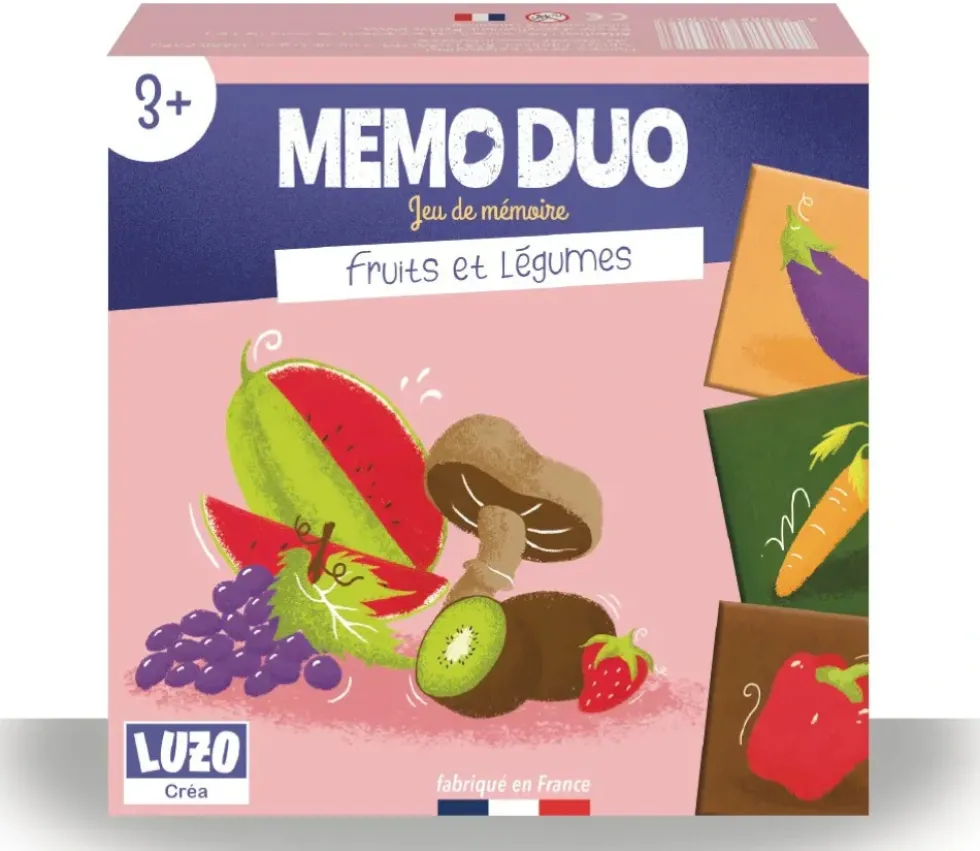 Mémo Duo - Fruits et légumes