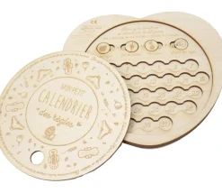 Mon petit calendrier des règles en bois - Mon cycle menstruel