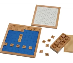 Montessori Table des 100 - plateau centaine