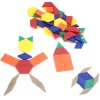 Mosaïque logique lot de 250 pièces formes géométriques