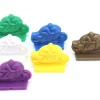 6 motos pions jeu multicolores en plastique 24 x 12 x 18 mm