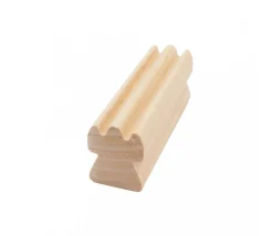 Moulure ange en bois naturel à découper 15 cm
