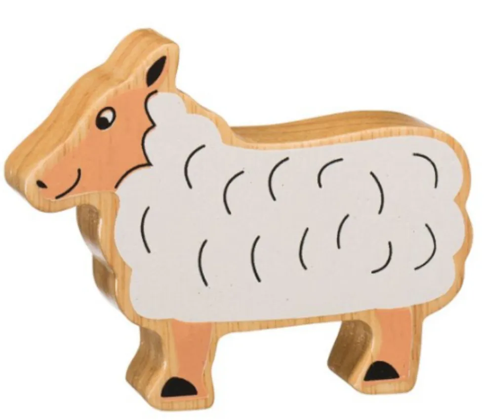Mouton en bois 100 x 79 x 25 mm