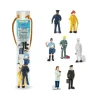 Métiers : 7 figurines de jeu réalistes 6 cm