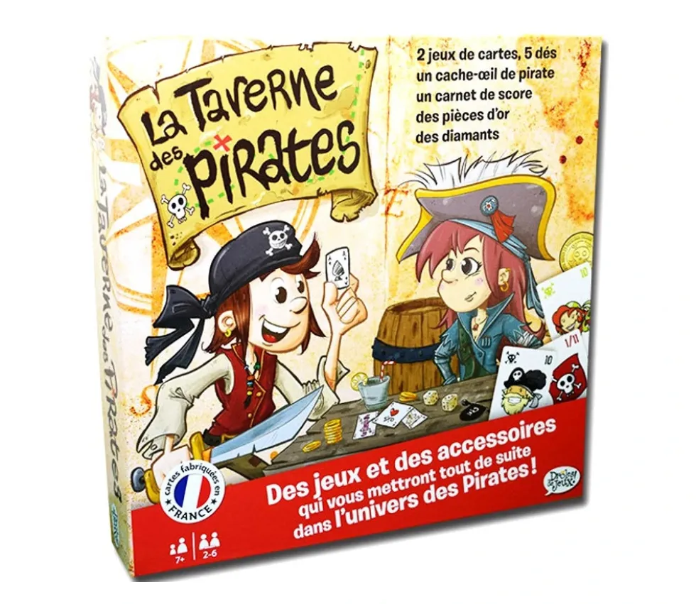 Multi-Jeux Taverne des Pirates : yams, cartes, blackjack, dés