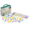 96 notes et symboles de musique couleur translucides