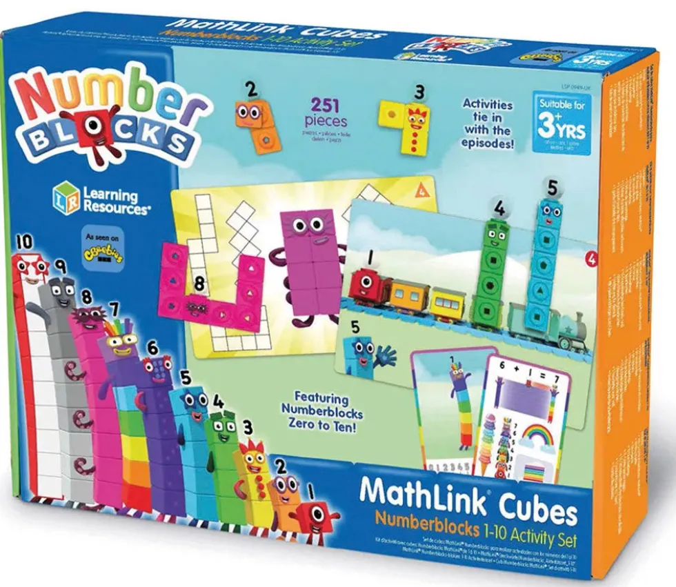Numberblocks Kit activités 1 à 10 cubes Mathlinks