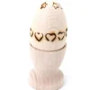 Oeuf en bois naturel 6 cm de haut et 4 cm de diamètre