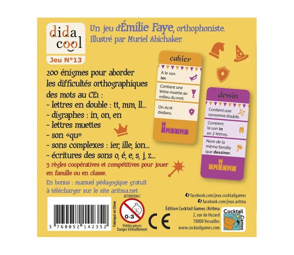 Orthodingo CE1 - jeu orthographe