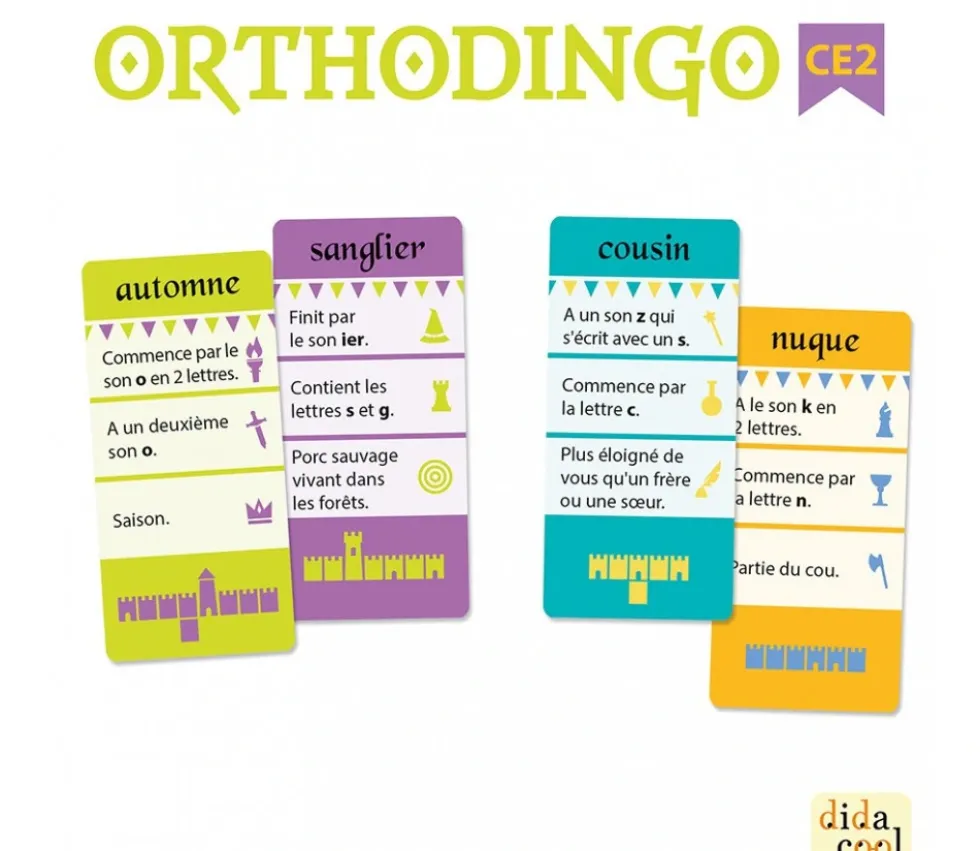 Orthodingo CE2 - jeu orthographe