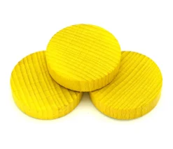 Palet bois de 5 cm jaune 52 x 13 mm à l'unité