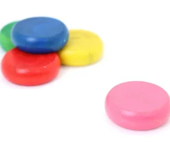 Palet crokinole 32 mm pion buis coloré à l'unité
