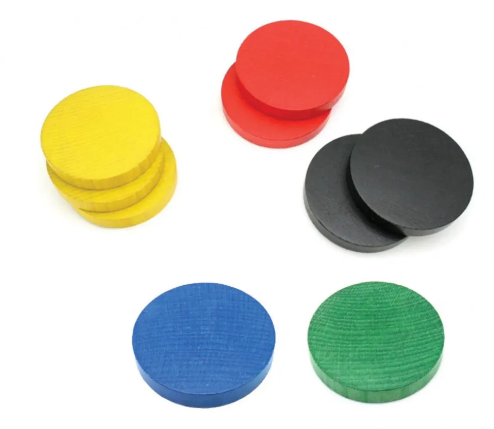 Palet géant de 10 cm en bois coloré 97 x 15 mm
