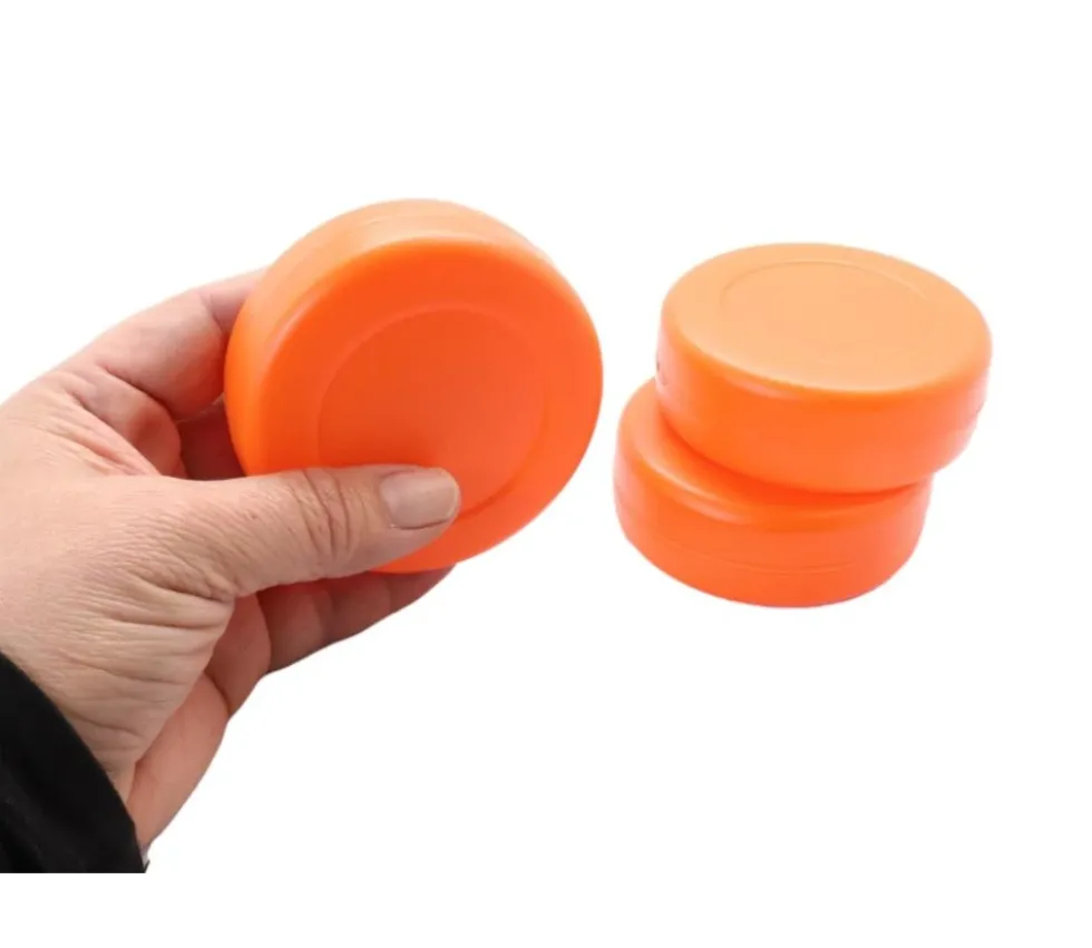 Palet Hockey 74 mm plastique orange