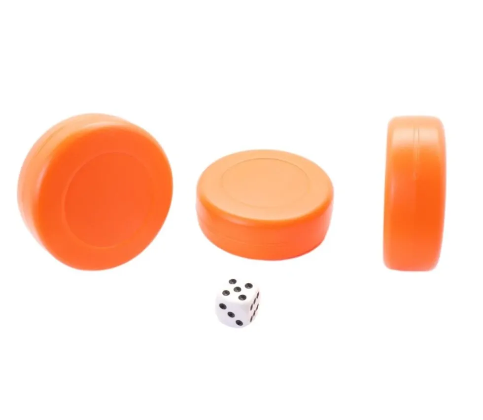 Palet Hockey 74 mm plastique orange
