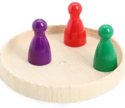 Palet Rond en bois 6.5 cm avec rebords