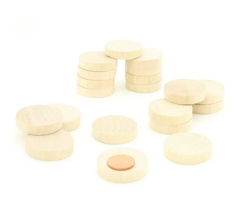 20 Palets en bois 3 cm hêtre 30 mm x 7 mm