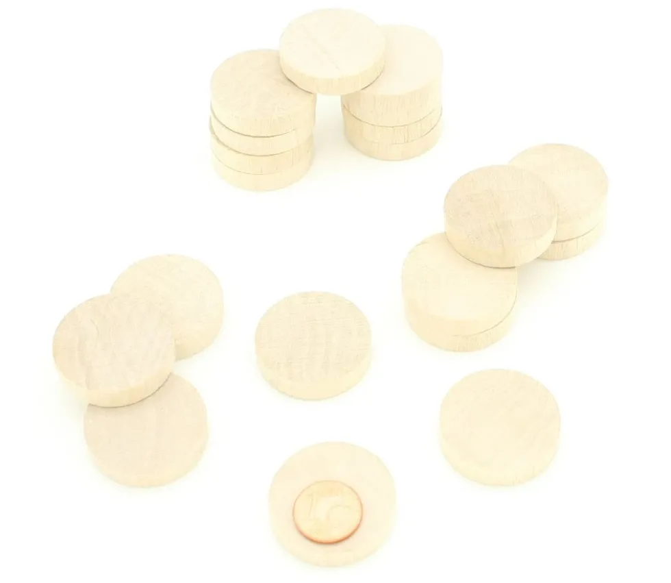 20 Palets en bois 3 cm hêtre 30 mm x 7 mm