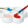 Palette fleur peinture ou tri 19 cm - 7 compartiments