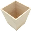 Panier bac récipient en bois 11.5 x 10 x 10 cm