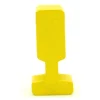 Panneau jaune / verre de champagne