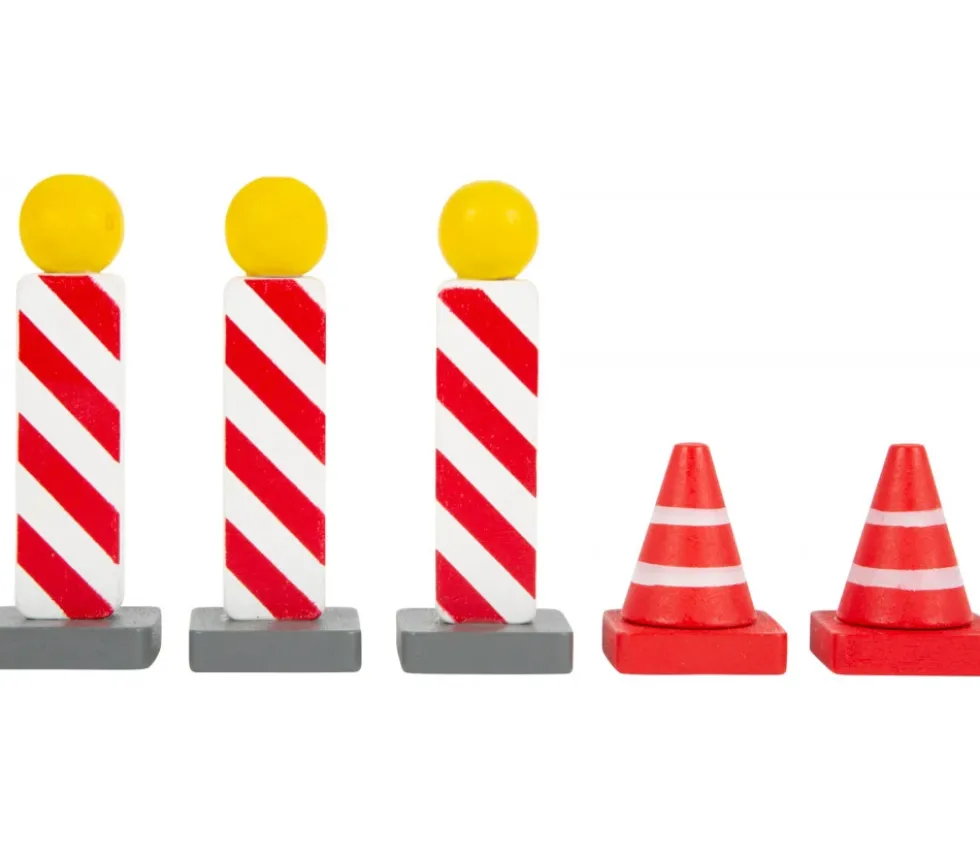 25 panneaux de signalisation en bois (hauteur 10.8 cm)