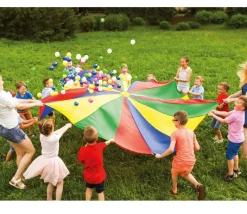 Parachute Géant 3 m avec trou et 24 balles - 12 joueurs