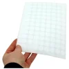 96 pastilles autocollantes blanches 15 mm