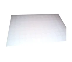 96 pastilles autocollantes blanches 15 mm