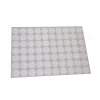 70 pastilles rondes 19 mm autocollantes blanches