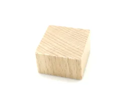 Pavé bois naturel 25 x 25 x 15 mm à l'unité