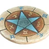 Pentacle en résine de 6.8 cm de diamètre à peindre