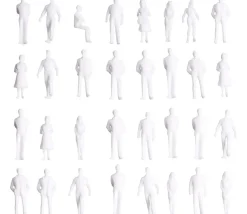 120 personnages miniatures à peindre