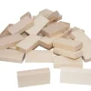 28 petits dominos en bois neutres à personnaliser 40 x 20 x 8 mm