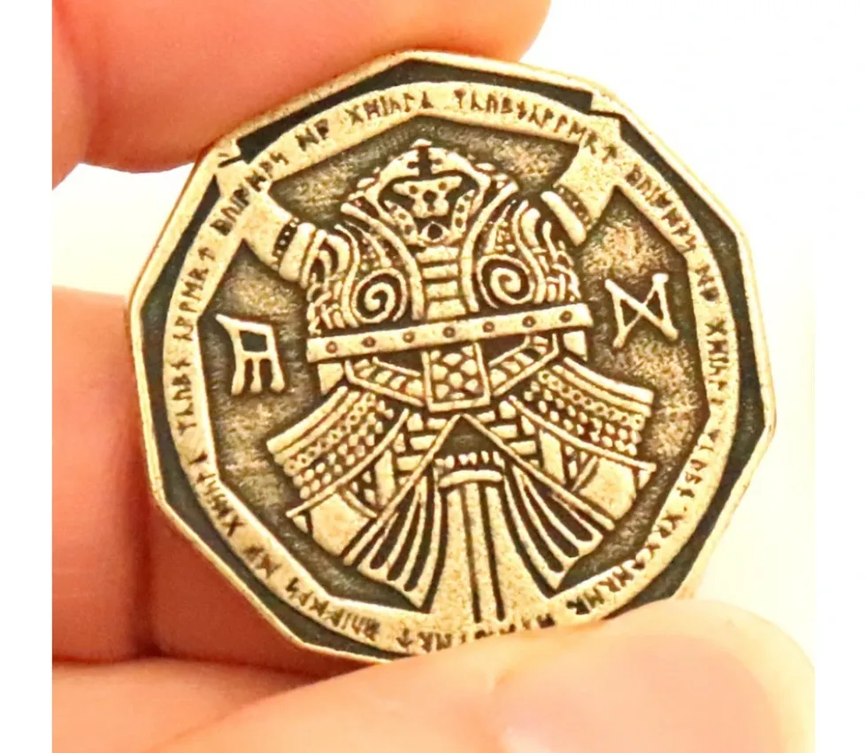 Pièce métal doré Dwarven