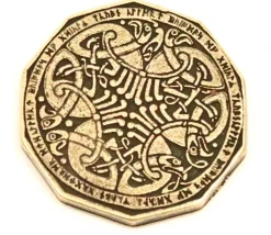 Pièce métal doré Dwarven