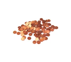100 Pièces de 1 centime d'euro en Re-plastique monnaie factice jeu