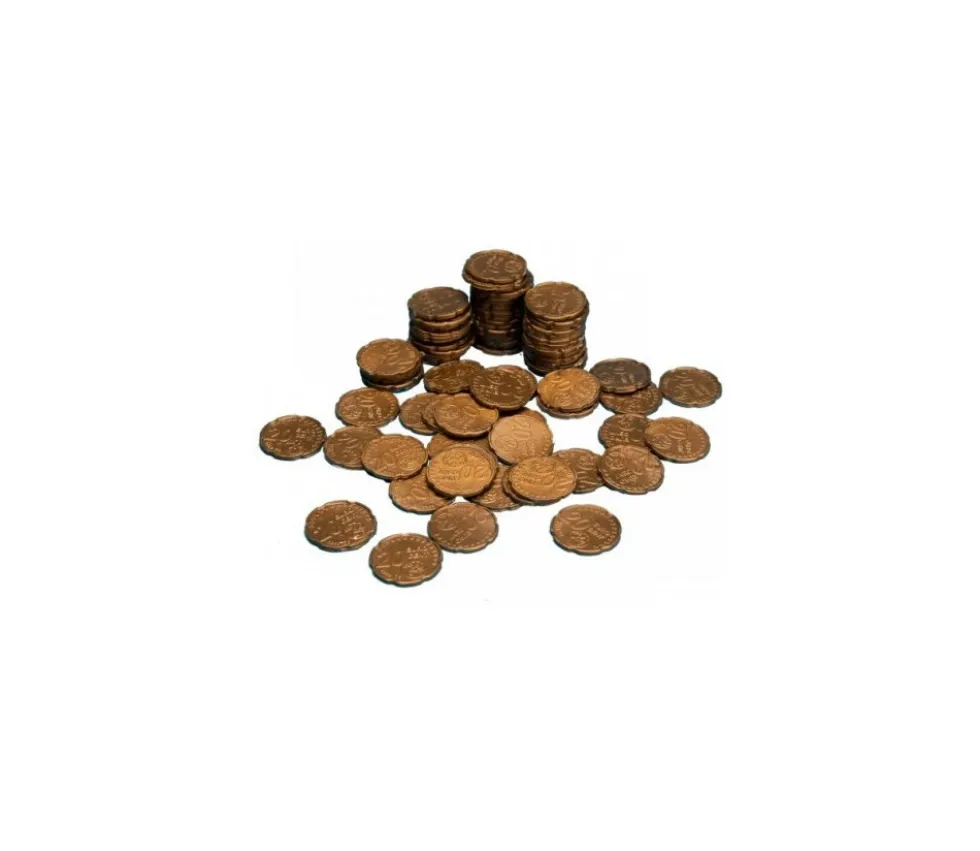 100 Pièces de 20 centimes d'euro en Re-plastique monnaie factice jeu