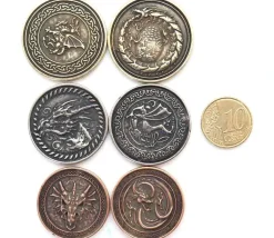 20 Pièces en métal Forged dragon