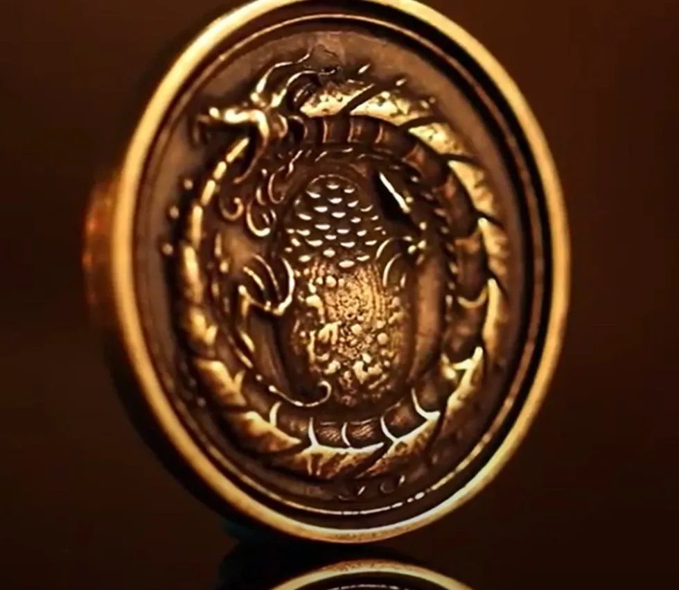 20 Pièces en métal Forged dragon