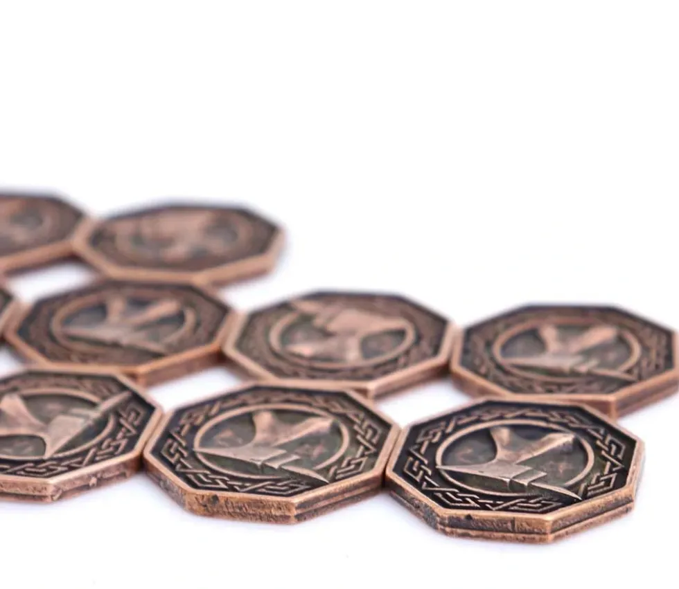 20 Pièces en métal Forged Dwarven