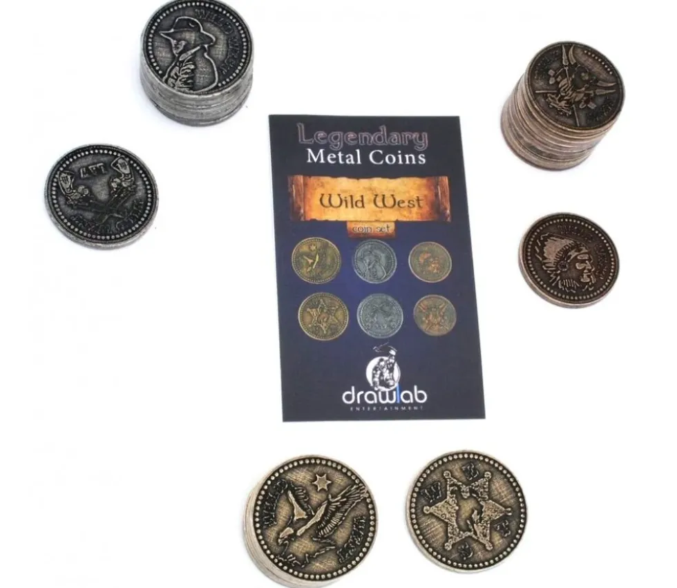 20 Pièces Wild West métal Legendary
