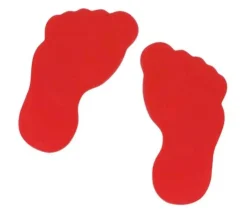 2 Pieds marquage au sol 19 cm - la paire de marqueur