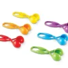 6 Pinces cuillères pour jeu motricité 11.5 cm