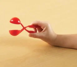 6 Pinces cuillères pour jeu motricité 11.5 cm