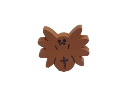 Pion Araignée en bois 14 x 16 x 10 mm