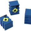 Pion baril pétrole / bidon huile en bois 15 x 10 x 10 mm pour jeu