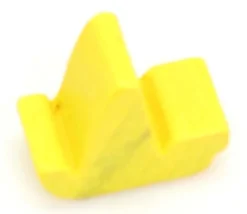 Pion bateau voilier coloré en bois 17 x 14 x 9 mm à l'unité
