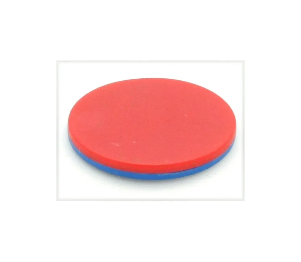 Pion bicolore rond - double couleur reversi recto-verso à l'unité