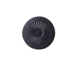 Pion bois 30 mm noir, doré ou naturel moulure soleil à l'unité